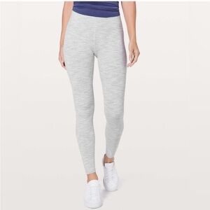 Lululemon Align gray and white space nimbus Leggings, 6